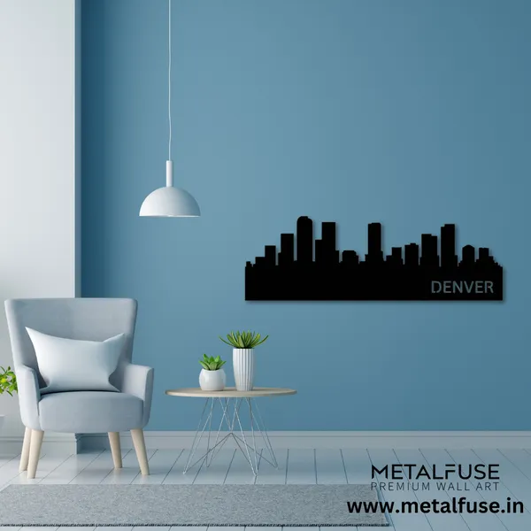 Metal_Wall_Art_for_Home_Decoration__|_Denver_Skyline__|_Black