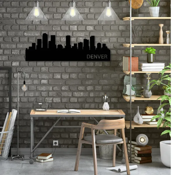 Metal_Wall_Art_for_Home_Decoration__|_Denver_Skyline__|_Black