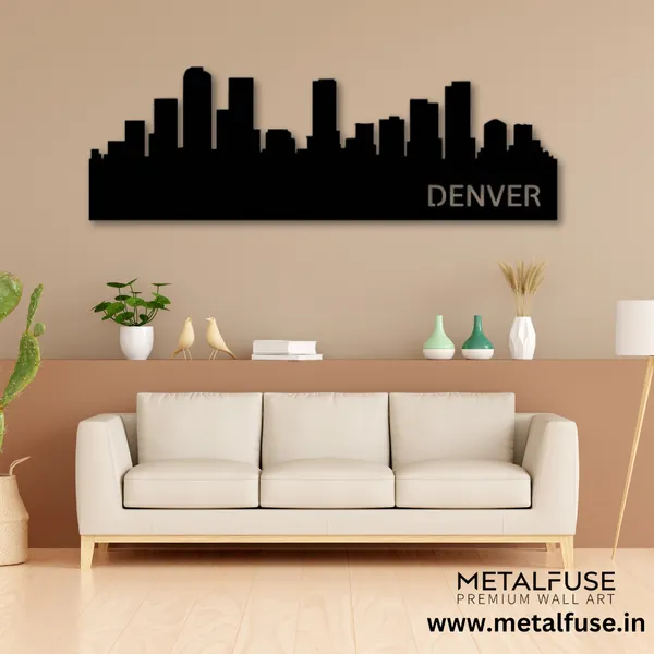 Metal_Wall_Art_for_Home_Decoration__|_Denver_Skyline__|_Black