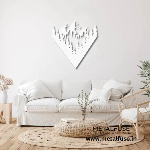 Metal_Wall_Art_for_Home_Decoration__|_Mountain_View__|_White