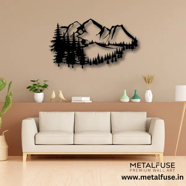 Metal_Wall_Art_for_Home_Decoration__|_Maroon_Bells_Peak__|_Black
