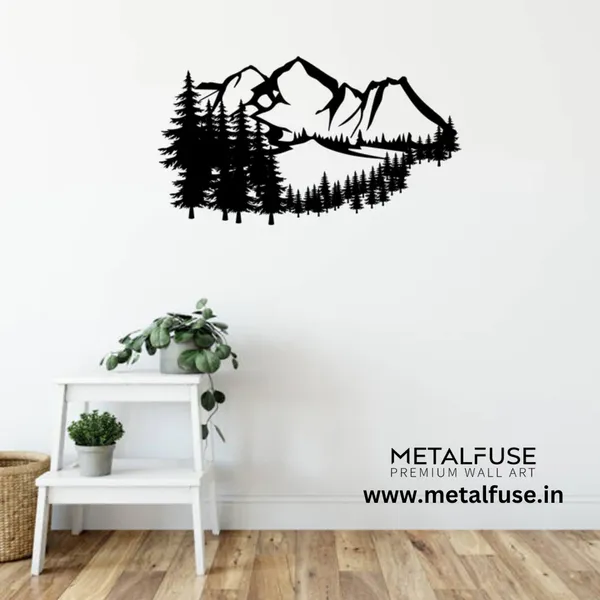 Metal_Wall_Art_for_Home_Decoration__|_Maroon_Bells_Peak__|_Black