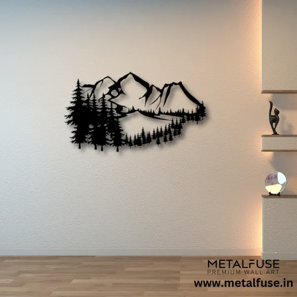 Metal_Wall_Art_for_Home_Decoration__|_Maroon_Bells_Peak__|_Black