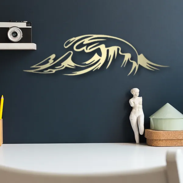 Metal_Wall_Art_for_Home_Decoration__|_Waves__|_Gold