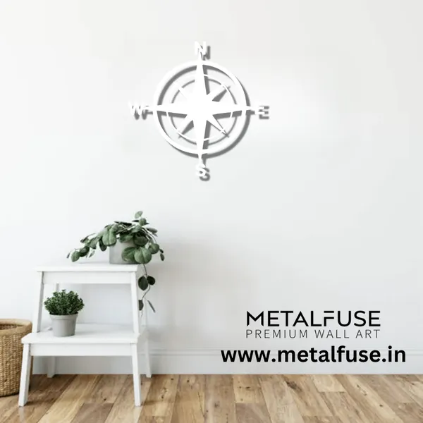 Metal_Wall_Art_for_Home_Decoration__|_Compass__|_White