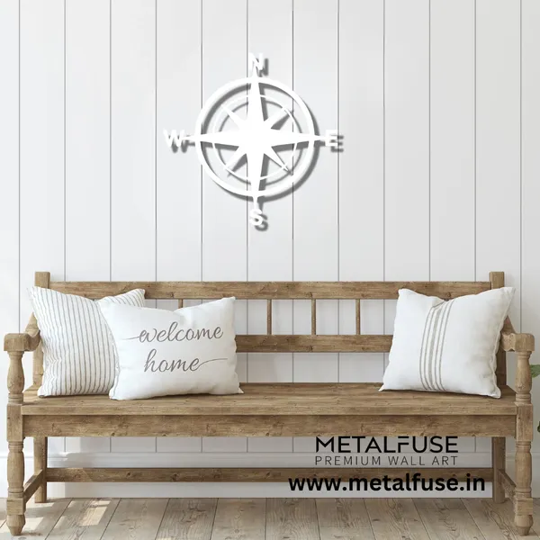 Metal_Wall_Art_for_Home_Decoration__|_Compass__|_White
