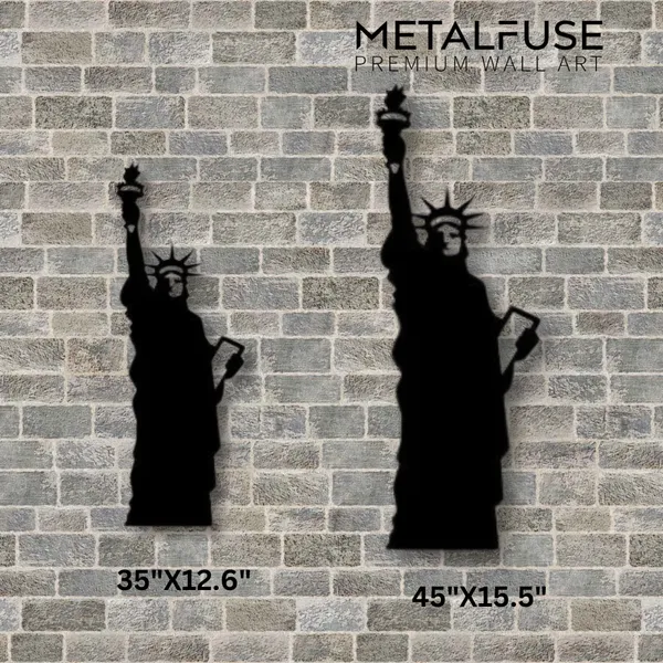 Metal_Wall_Art_for_Home_Decoration__|_Statue_Of_Liberty__|_Silver