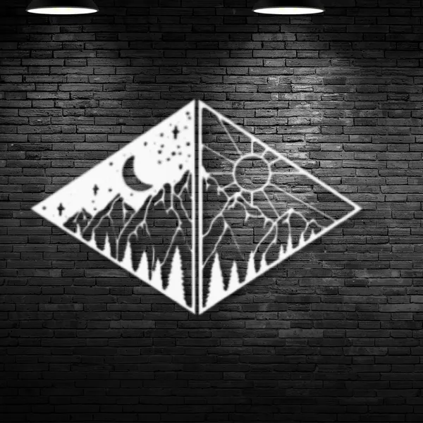 Metal_Wall_Art_for_Home_Decoration__|_Day_&_Night_Mountains__|_White