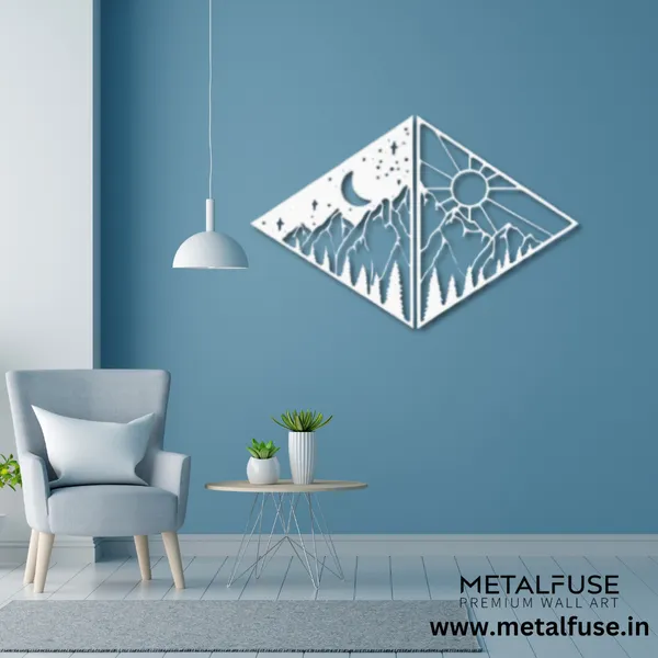 Metal_Wall_Art_for_Home_Decoration__|_Day_&_Night_Mountains__|_White