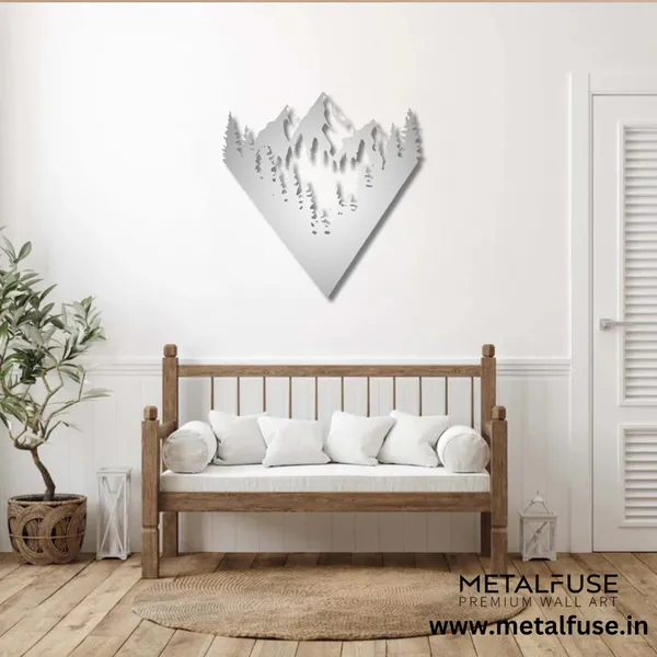 Metal_Wall_Art_for_Home_Decoration__|_Mountain_View__|_Silver