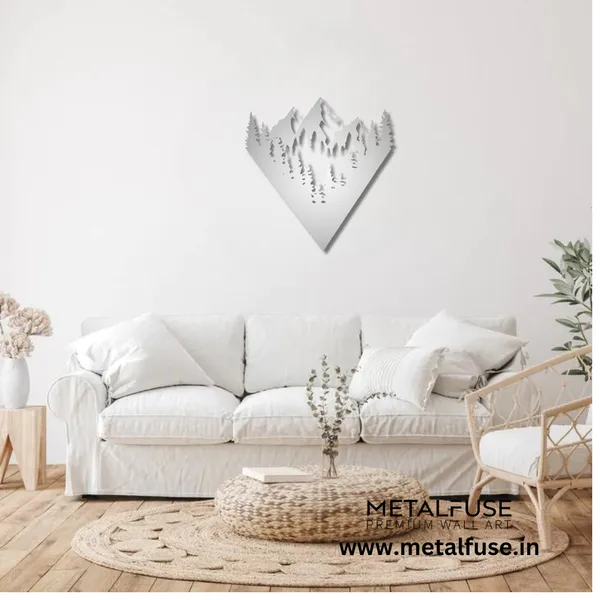 Metal_Wall_Art_for_Home_Decoration__|_Mountain_View__|_Silver