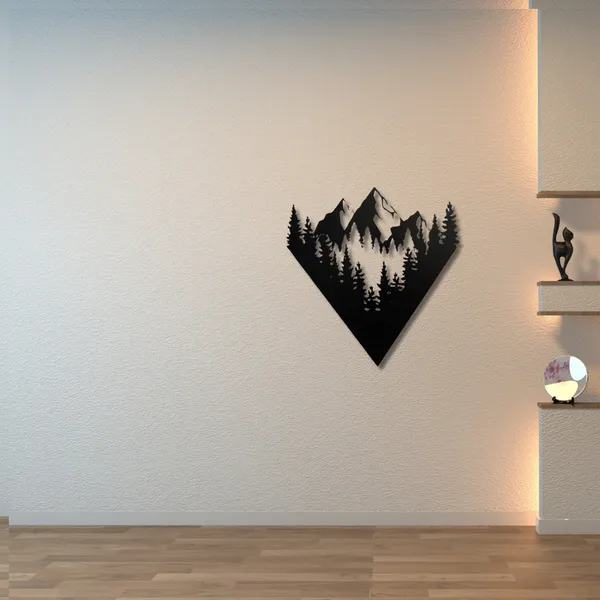 Metal_Wall_Art_for_Home_Decoration__|_Mountain_View__|_Black