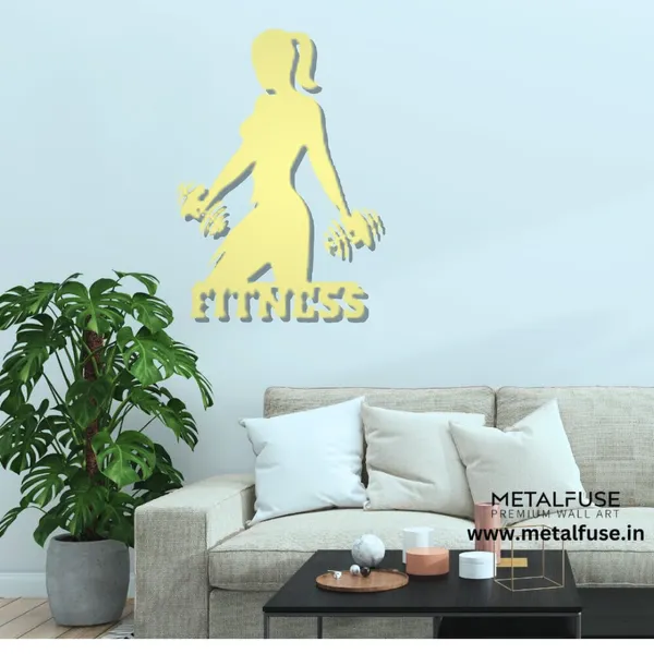 Metal_Wall_Art_for_Home_Decoration__|_Dumbbell-__|_Gold
