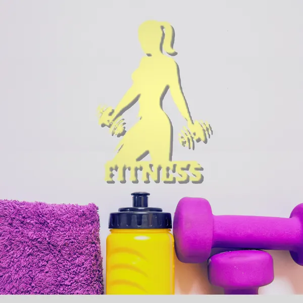 Metal_Wall_Art_for_Home_Decoration__|_Dumbbell-__|_Gold