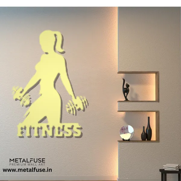Metal_Wall_Art_for_Home_Decoration__|_Dumbbell-__|_Gold