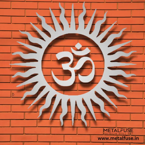 Metal_Wall_Art_for_Home_Decoration__|_Om_Vibrant__|_Silver