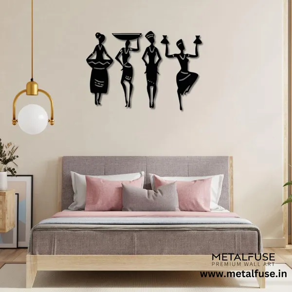 Metal_Wall_Art_for_Home_Decoration__|_African_Woman_Working_&_Dancing_Pose__|_Black