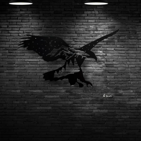 Metal_Wall_Art_for_Home_Decoration__|_Mountain_Eagle__|_Black