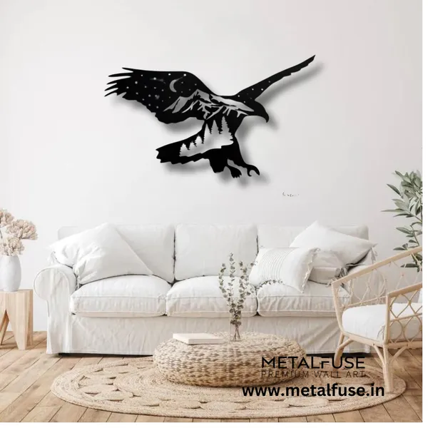 Metal_Wall_Art_for_Home_Decoration__|_Mountain_Eagle__|_Black