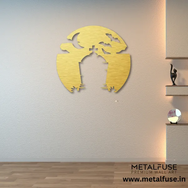 Metal_Wall_Art_for_Home_Decoration__|_Spooky_Tombstone__|_Gold