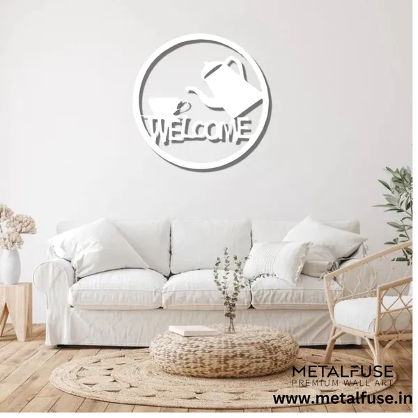 Metal_Wall_Art_for_Home_Decoration__|_Welcome_Tea_&_Cup__|_White