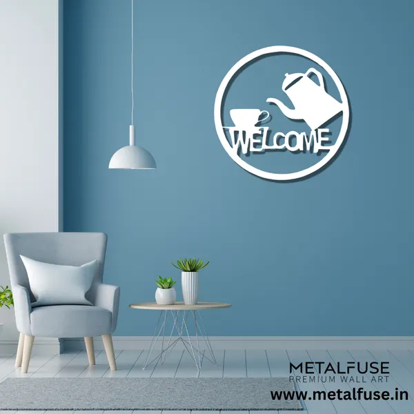Metal_Wall_Art_for_Home_Decoration__|_Welcome_Tea_&_Cup__|_White
