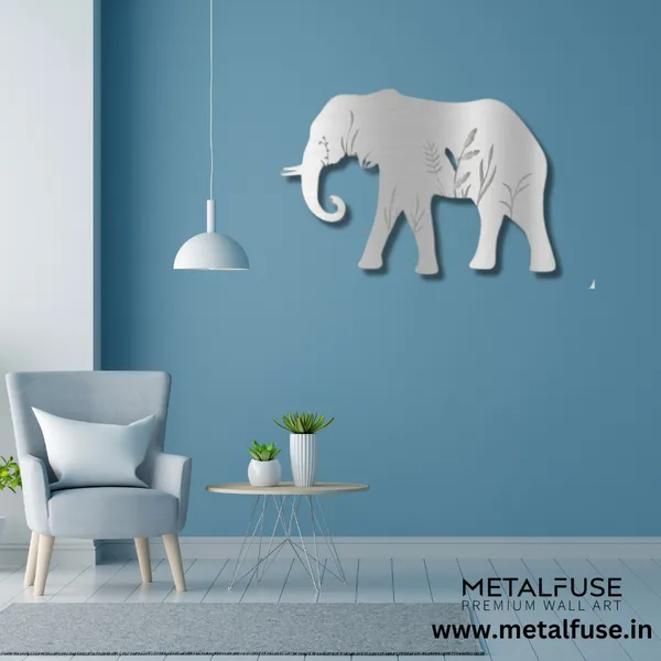 Metal_Wall_Art_for_Home_Decoration__|_Elephant__|_Silver