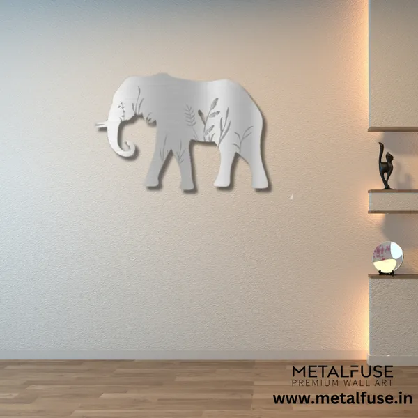 Metal_Wall_Art_for_Home_Decoration__|_Elephant__|_Silver
