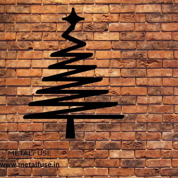 Metal_Wall_Art_for_Home_Decoration__|_Abstract_Christmas_Tree__|_Black