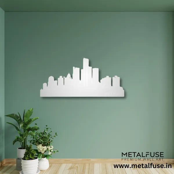 Metal_Wall_Art_for_Home_Decoration__|_Detroit_Skyline__|_Silver