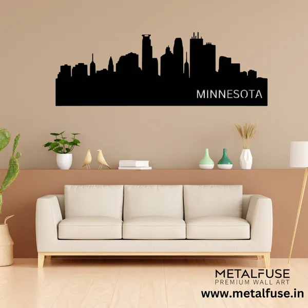 Metal_Wall_Art_for_Home_Decoration__|_Minnesota_Skyline__|_Black