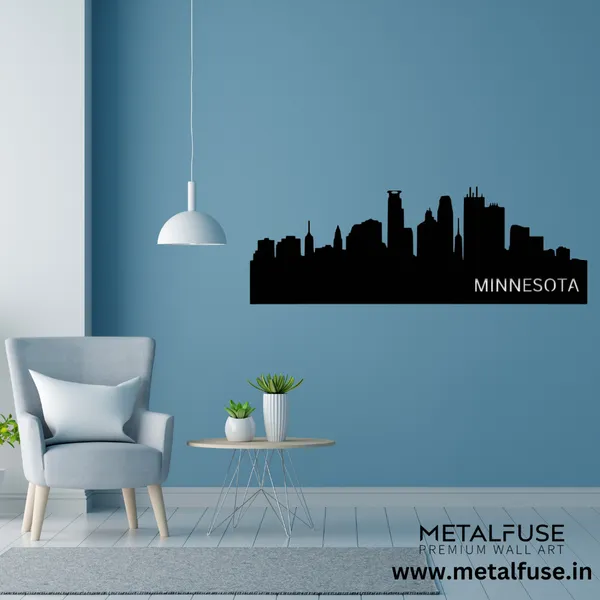 Metal_Wall_Art_for_Home_Decoration__|_Minnesota_Skyline__|_Black