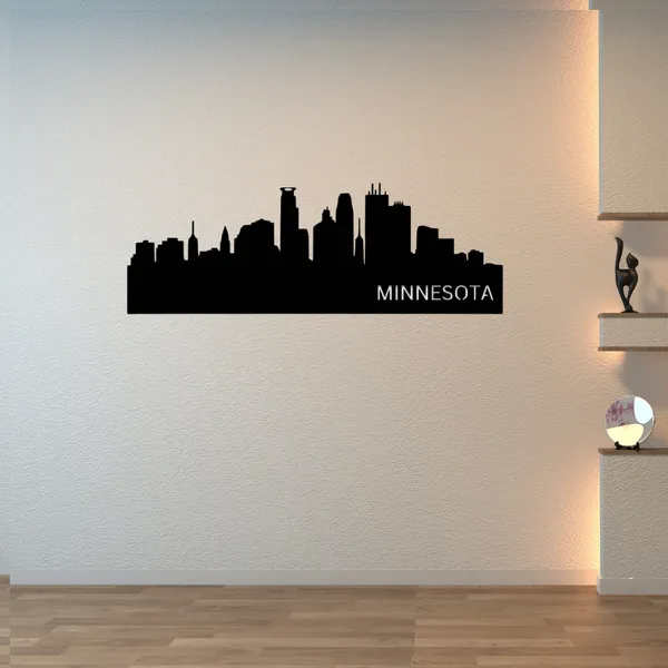 Metal_Wall_Art_for_Home_Decoration__|_Minnesota_Skyline__|_Black