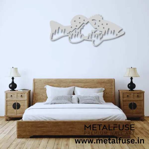Metal_Wall_Art_for_Home_Decoration__|_Bass_Fish_Design__|_Silver