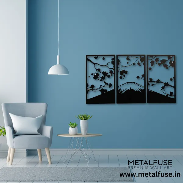 Metal_Wall_Art_for_Home_Decoration__|_Sakura_Cherry_Blossom__|_Black