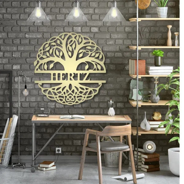 Metal_Wall_Art_for_Home_Decoration__|_Family_Tree_Monogram__|_Gold