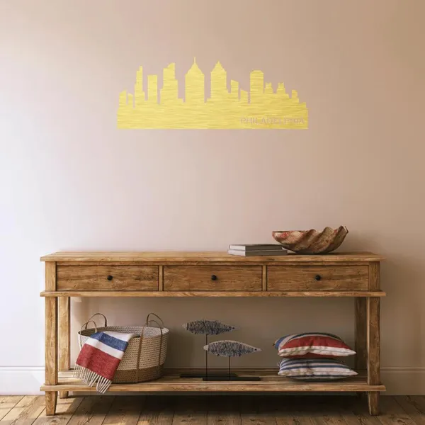 Metal_Wall_Art_for_Home_Decoration__|_Philadelphia_Skyline__|_Gold