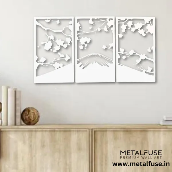 Metal_Wall_Art_for_Home_Decoration__|_Sakura_Cherry_Blossom__|_White