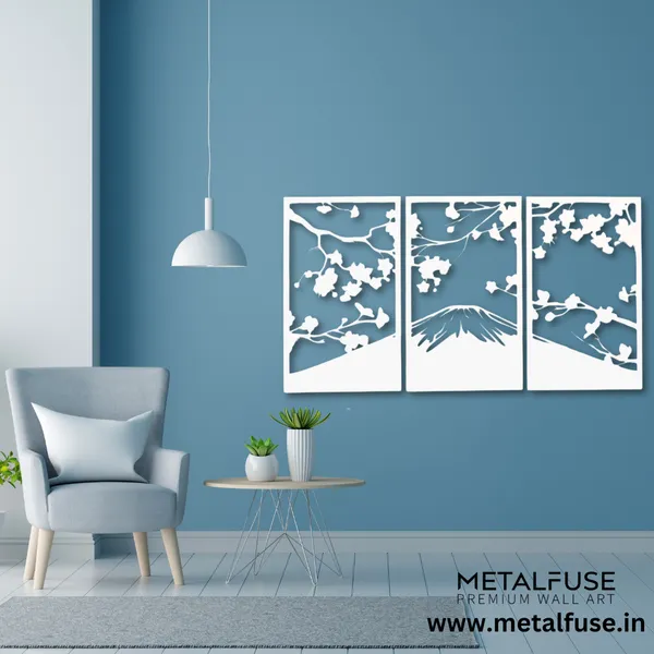 Metal_Wall_Art_for_Home_Decoration__|_Sakura_Cherry_Blossom__|_White