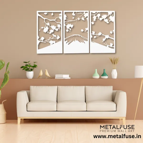 Metal_Wall_Art_for_Home_Decoration__|_Sakura_Cherry_Blossom__|_White