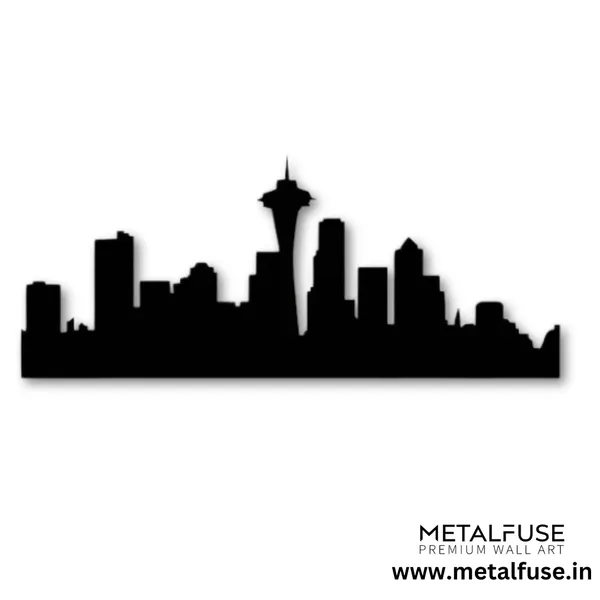 Metal_Wall_Art_for_Home_Decoration__|_Seattle_Skyline__|_Black