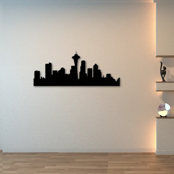 Metal_Wall_Art_for_Home_Decoration__|_Seattle_Skyline__|_Black