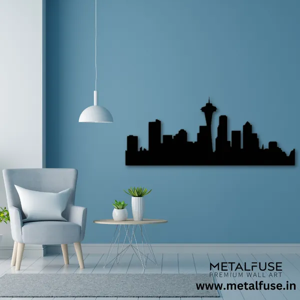 Metal_Wall_Art_for_Home_Decoration__|_Seattle_Skyline__|_Black
