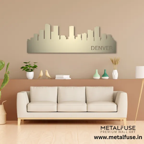 Metal_Wall_Art_for_Home_Decoration__|_Denver_Skyline__|_Gold
