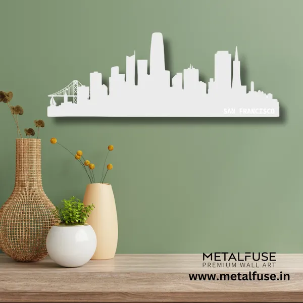 Metal_Wall_Art_for_Home_Decoration__|_San_Francisco_Skyline__|_White