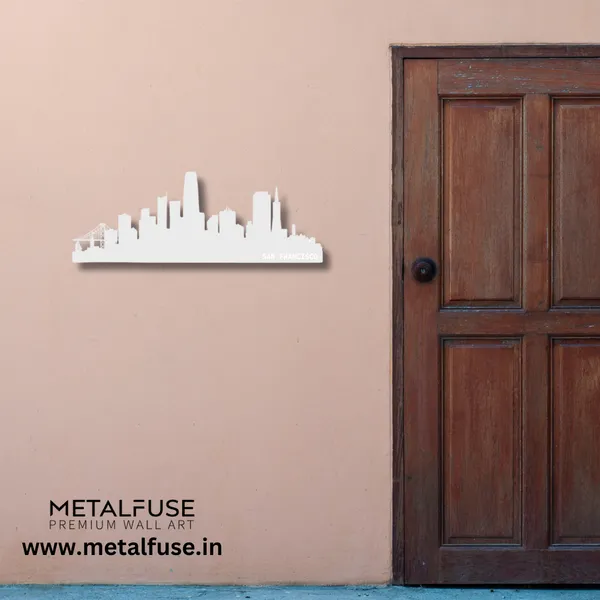 Metal_Wall_Art_for_Home_Decoration__|_San_Francisco_Skyline__|_White