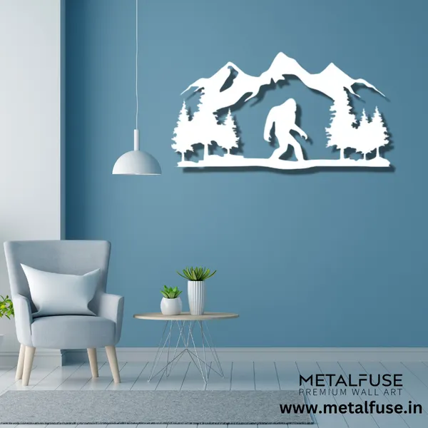 Metal_Wall_Art_for_Home_Decoration__|_Bigfoot__|_White