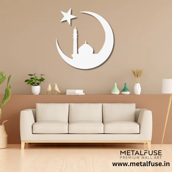 Metal_Wall_Art_for_Home_Decoration__|_Moon_&_Star_Mosque__|_White