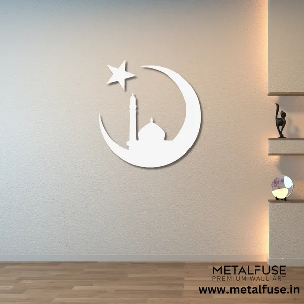 Metal_Wall_Art_for_Home_Decoration__|_Moon_&_Star_Mosque__|_White