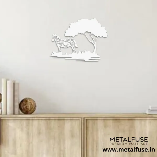 Metal_Wall_Art_for_Home_Decoration__|_Zebra_Tree__|_White
